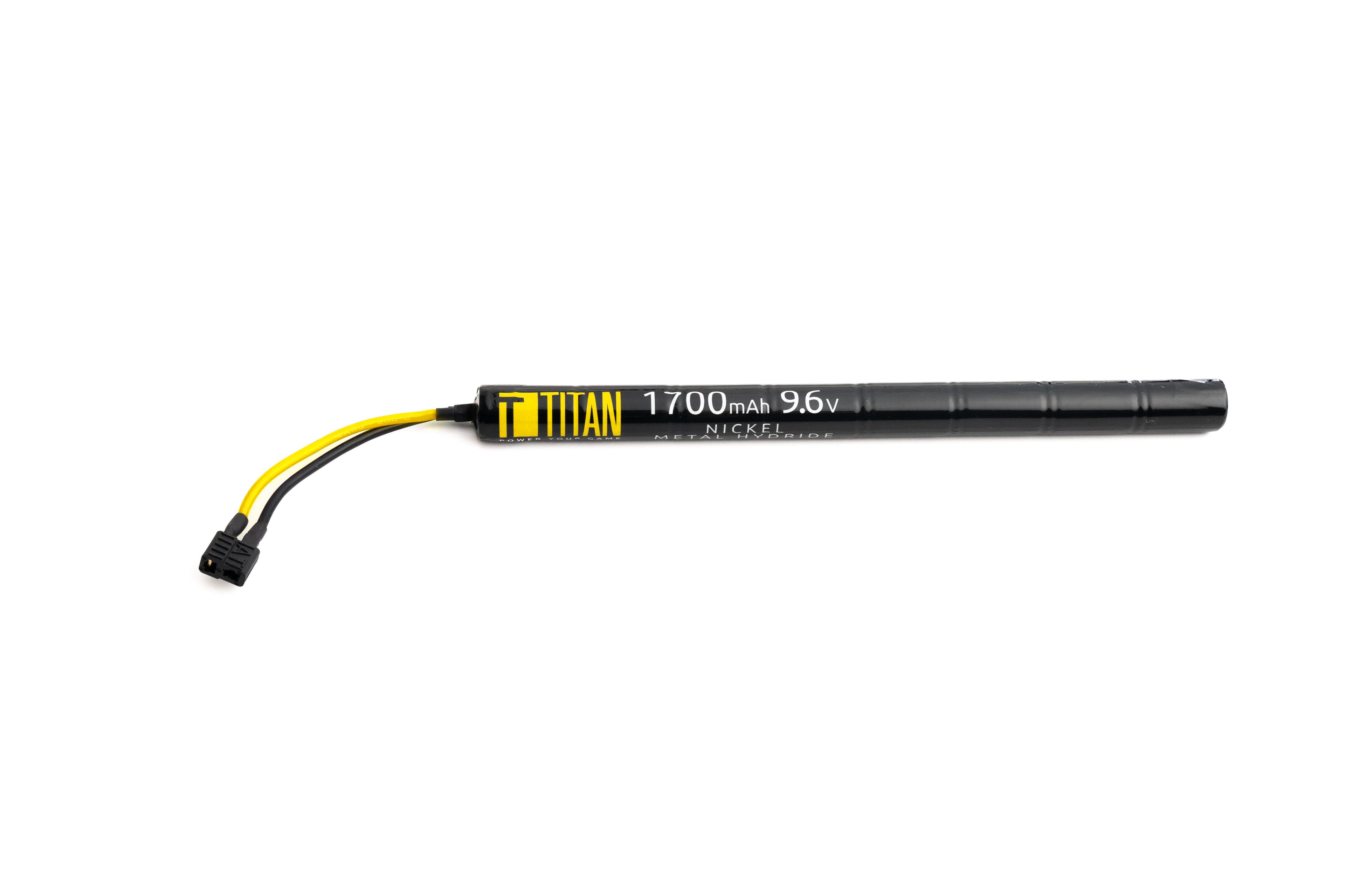 Titan NiMh 1700mAh 9.6v Stick T-Plug (Deans) - Dealer - 3347