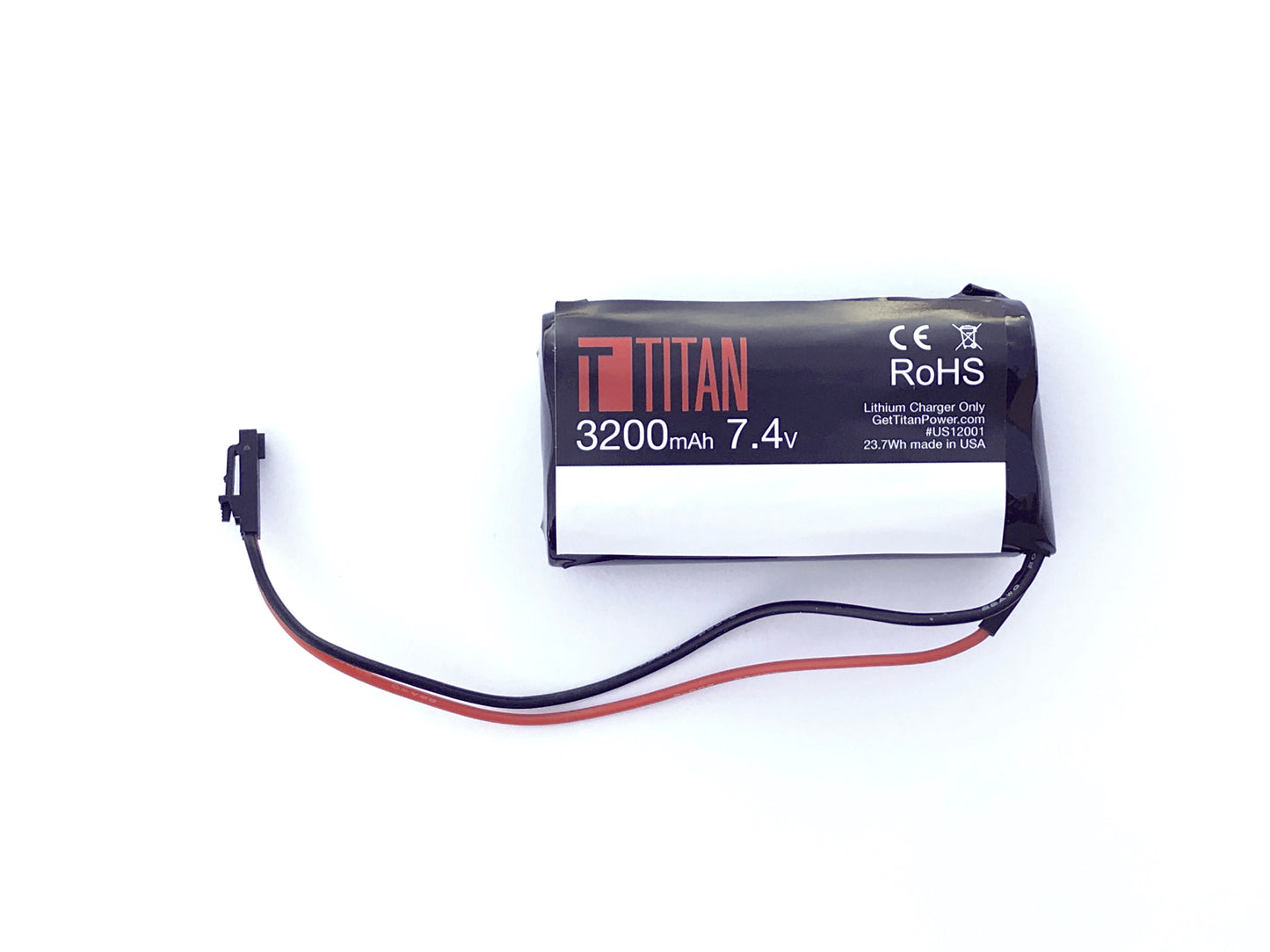 Titan 3200mAh 7.4v Brick JST Laser Tag