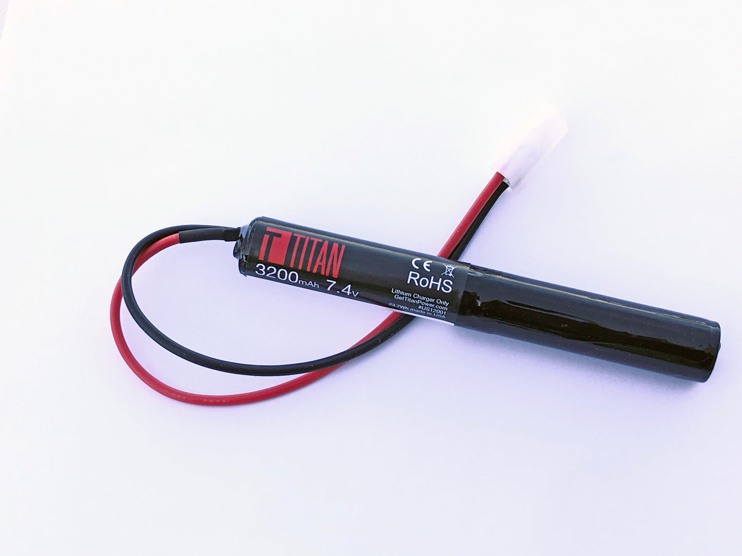 Titan 3200mAh 7.4v Stick Large-Tamiya Laser Tag