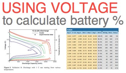 Using Voltage to Determine Battery Life / SOC