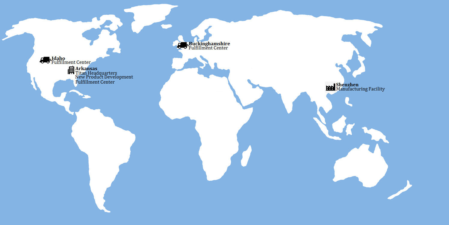 Titan is opening a warehouse in the United Kingdom!