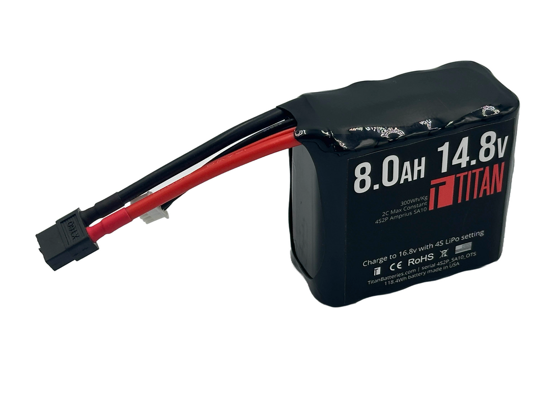 4S 14.8v 8.0Ah Battery using SA10 cell