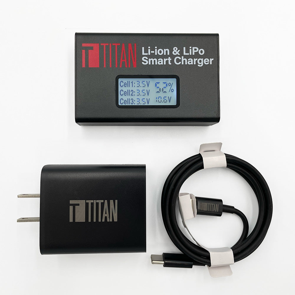 Titan Lithium Charger - US Plug (Updated)