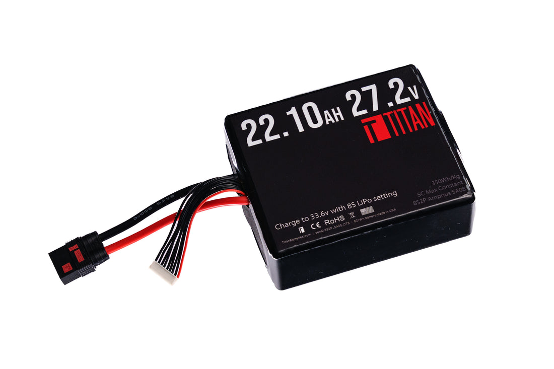 8S 27.2v 22.1Ah Battery using SA08 cell