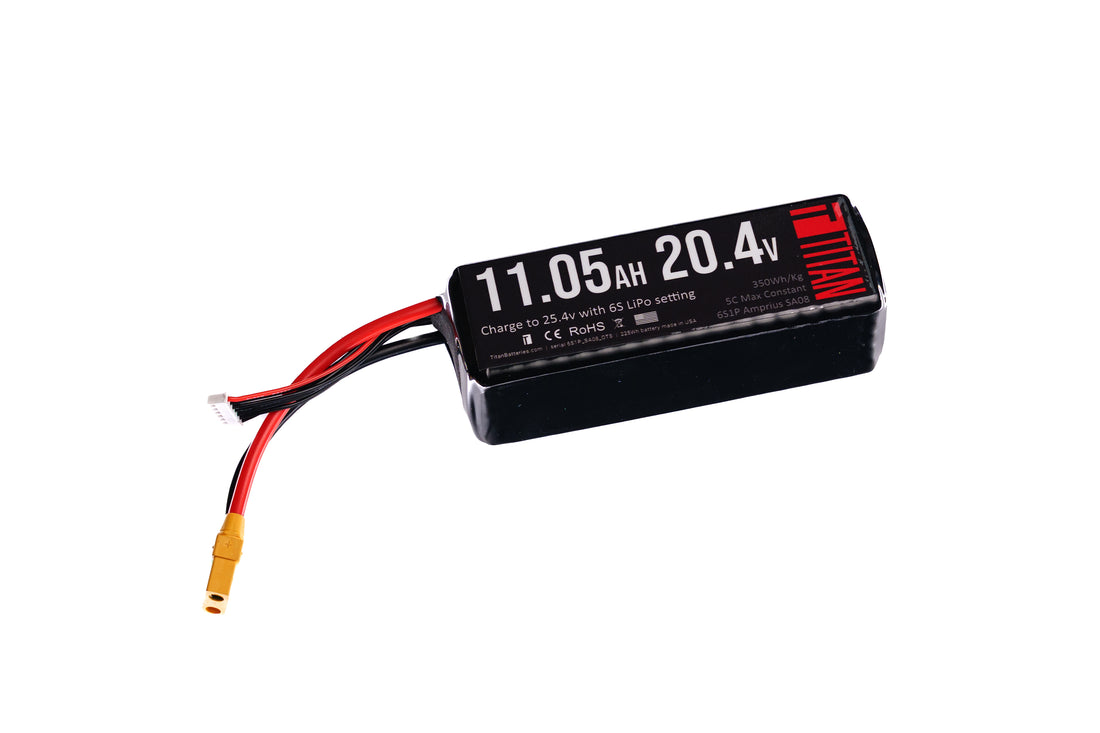 6S 20.4v 11.1Ah Battery using SA08 cell