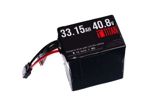 12S 40.8v 33.2Ah Battery using SA08 cell