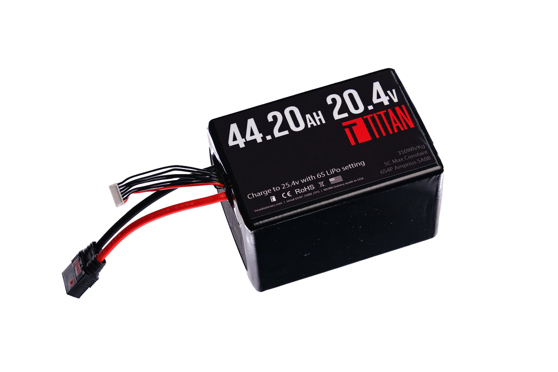 6S 20.4v 44.2Ah Battery using SA08 cell