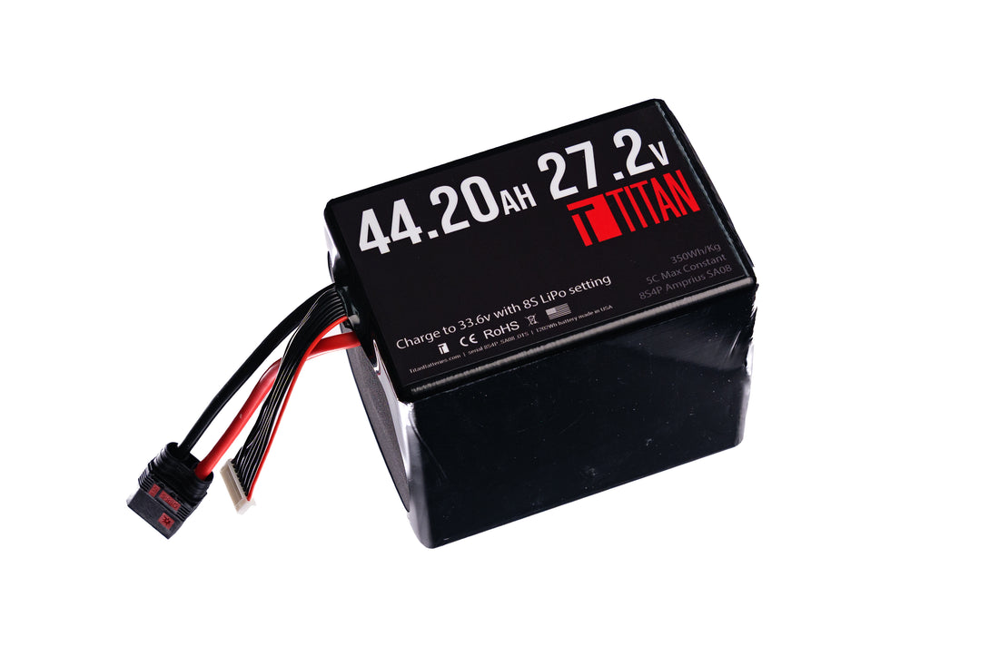 8S 27.2v 44.2Ah Battery using SA08 cell