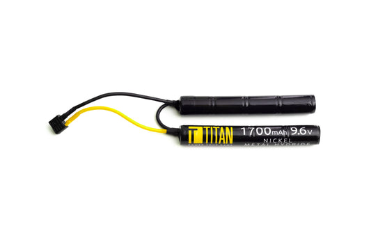 Titan NiMh 1700mAh 9.6v Nunchuck T-Plug (Deans)