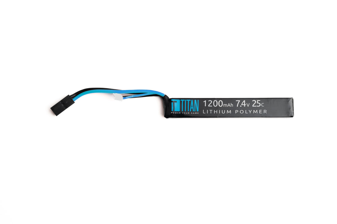 Titan LiPo 1200mAh 7.4v 25C Stick Tamiya