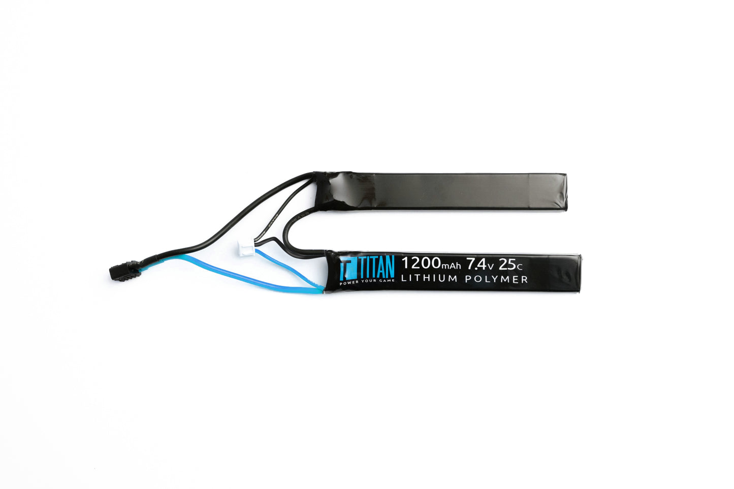 Titan LiPo 1200mAh 7.4v 25C Nunchuck T-Plug (Deans)