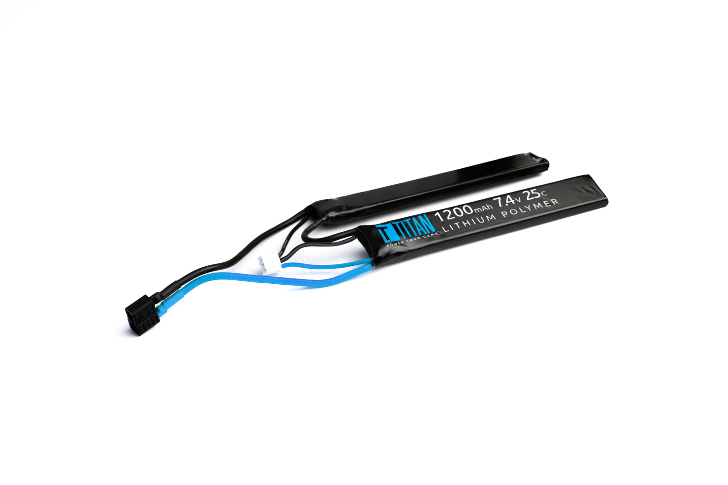 Titan LiPo 1200mAh 7.4v 25C Nunchuck T-Plug (Deans)
