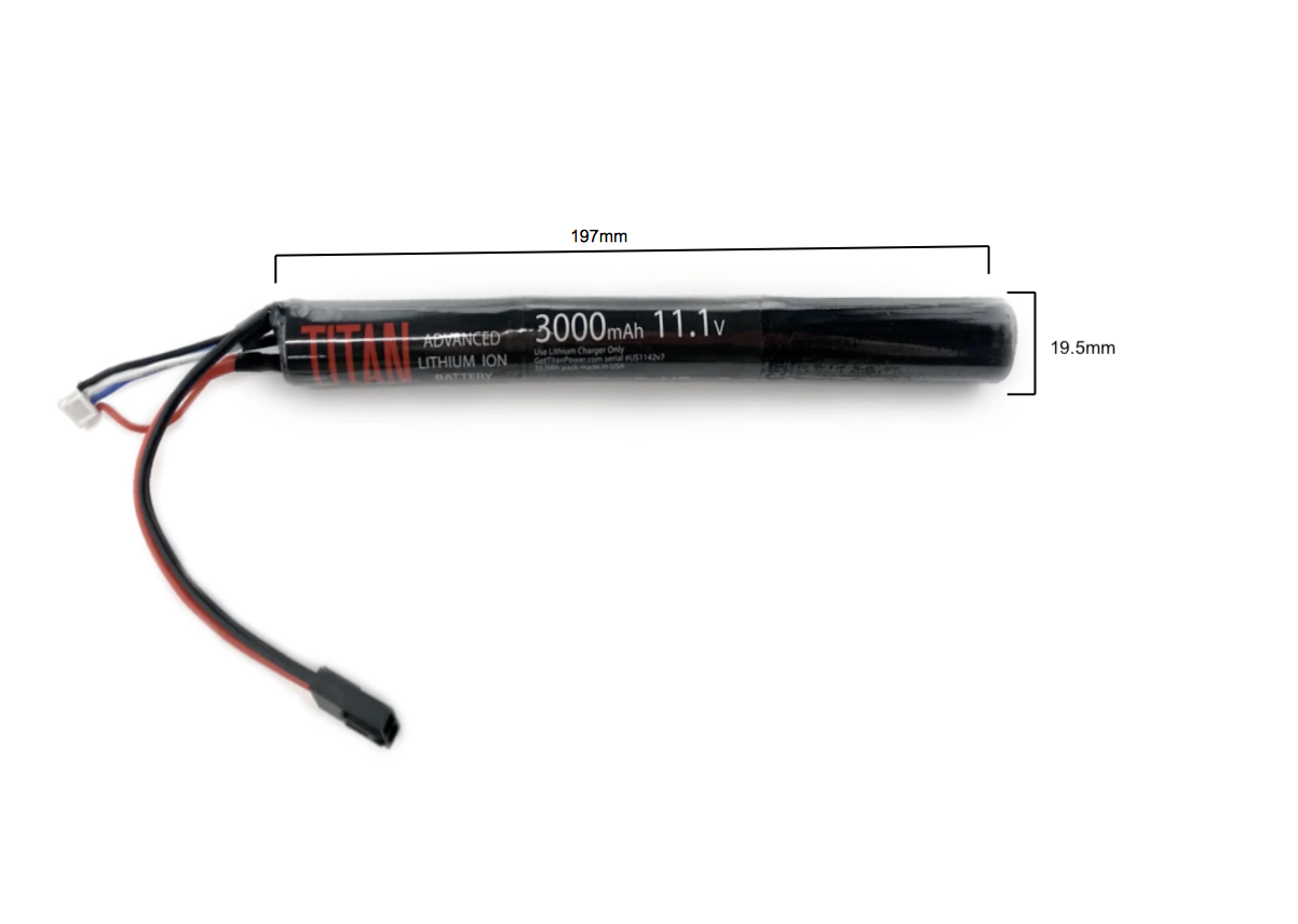 Titan 3000mAh 11.1v Stick Tamiya