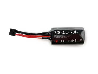 Titan 3000mAh 7.4v Brick T-Plug (Deans)